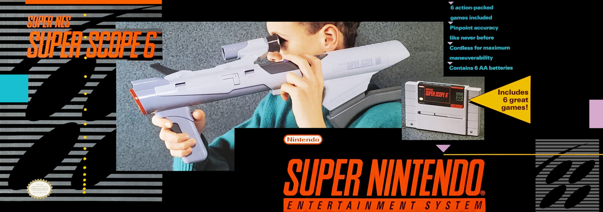 Front Cover for Super NES Super Scope 6 (SNES)