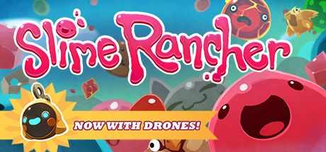 Front Cover for Slime Rancher (Linux and Macintosh and Windows) (Steam release): July 2018, "Now With Drones!" version