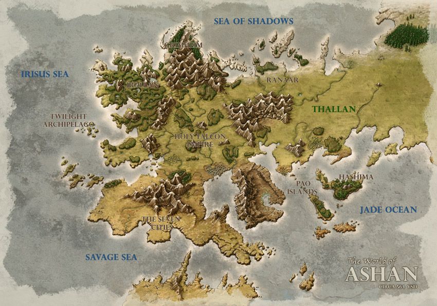 Map for Might & Magic: Heroes VI (Windows) (From the official Ubisoft game website): Might and Magic Heroes VI - Map of Ashan