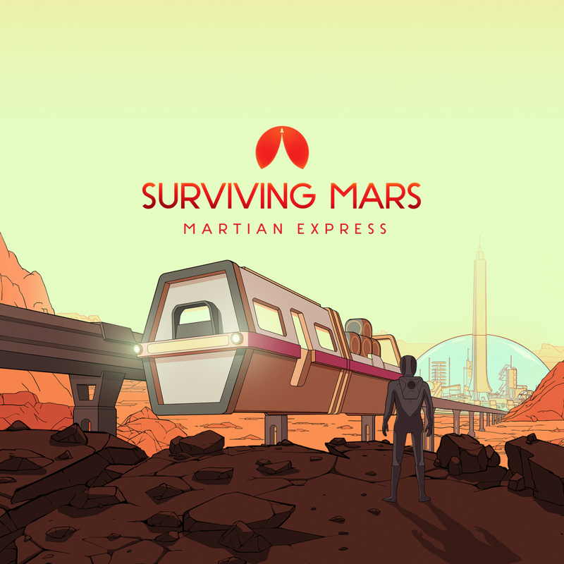 Front Cover for Surviving Mars: Martian Express (PlayStation 4) (download release)