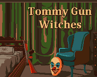 Front Cover for Tommy Gun Witches (Windows) (Itch.io release)
