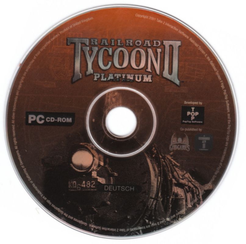 Media for Railroad Tycoon II: Platinum (Windows) (Tandem Verlag release)