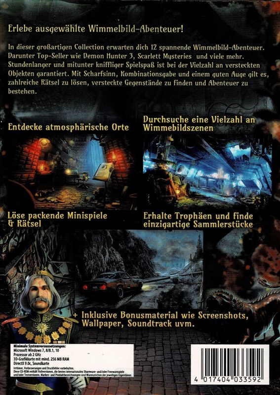 Back Cover for Premium Wimmelbild Collection (Windows) (Purple Hills release)