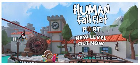Front Cover for Human: Fall Flat (Macintosh and Windows) (Steam release; after Linux support was discontinued): Free New Level Port