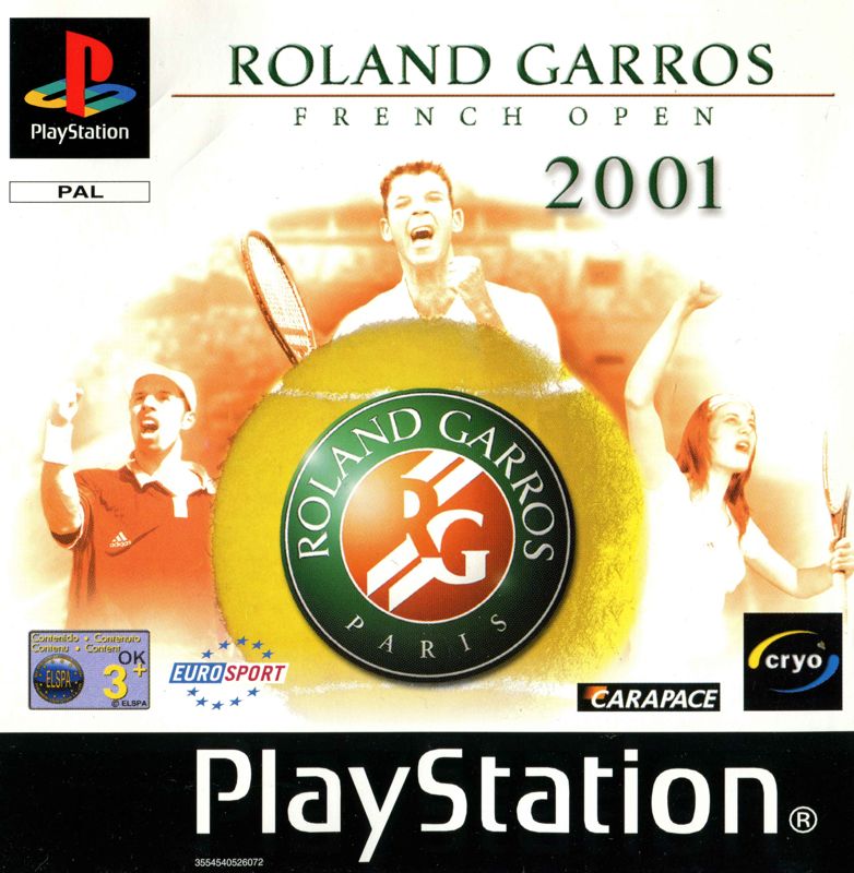 Front Cover for Roland Garros French Open 2001 (PlayStation)