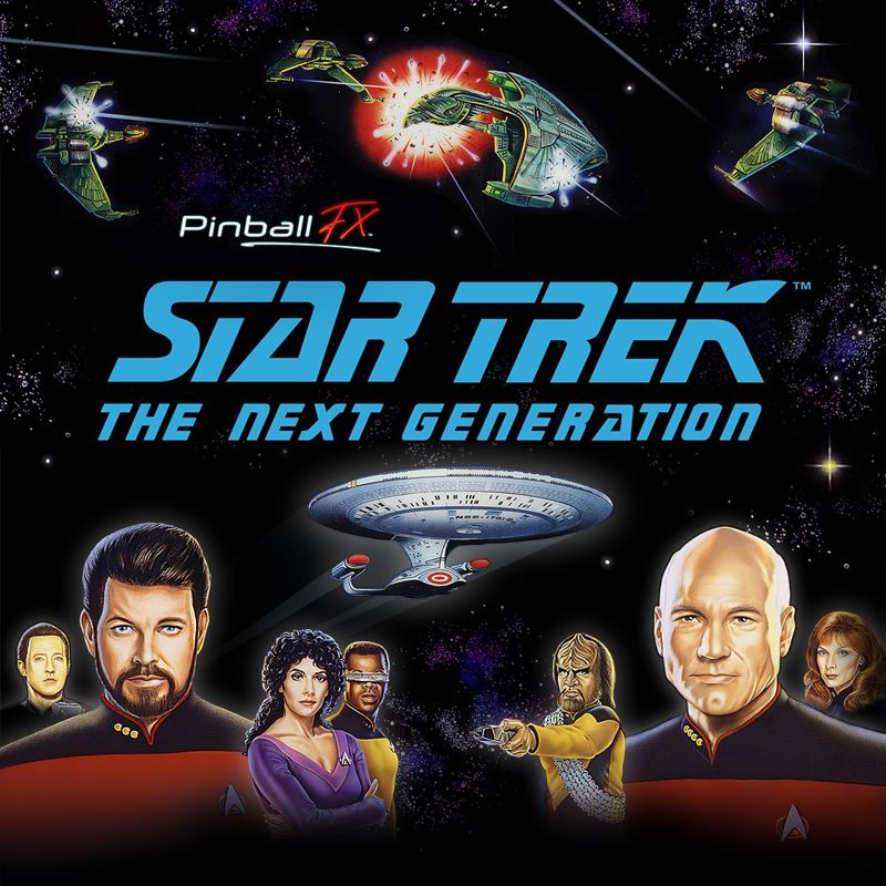 Front Cover for Pinball FX: Williams Pinball - Star Trek: The Next Generation (Xbox One and Xbox Series) (download release)