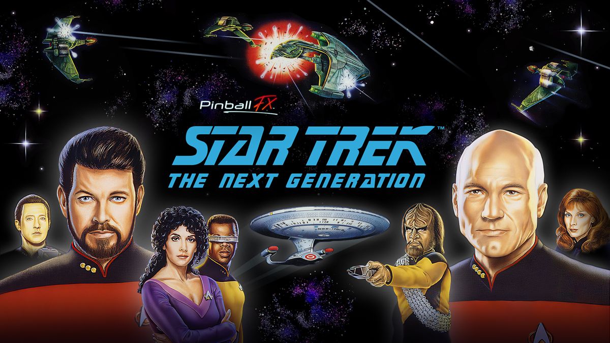 Front Cover for Pinball FX: Williams Pinball - Star Trek: The Next Generation (Nintendo Switch) (download release)