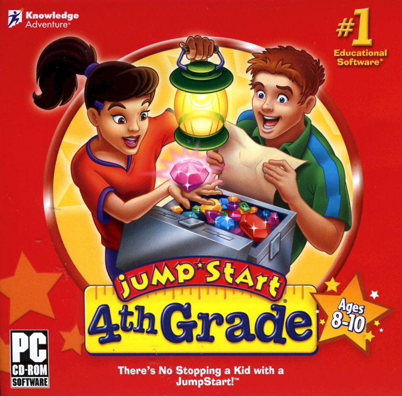 Front Cover for JumpStart Adventures: 4th Grade - Haunted Island (Windows) (2007 re-release)
