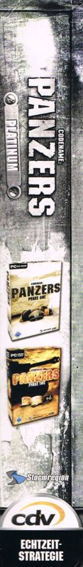 Spine/Sides for Codename: Panzers - Platinum: Phase One + Phase Two (Windows) (Alternate covers): Left