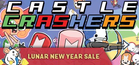 Front Cover for Castle Crashers (Macintosh and Windows) (Steam release): Lunar New Year Sale Jan 2020