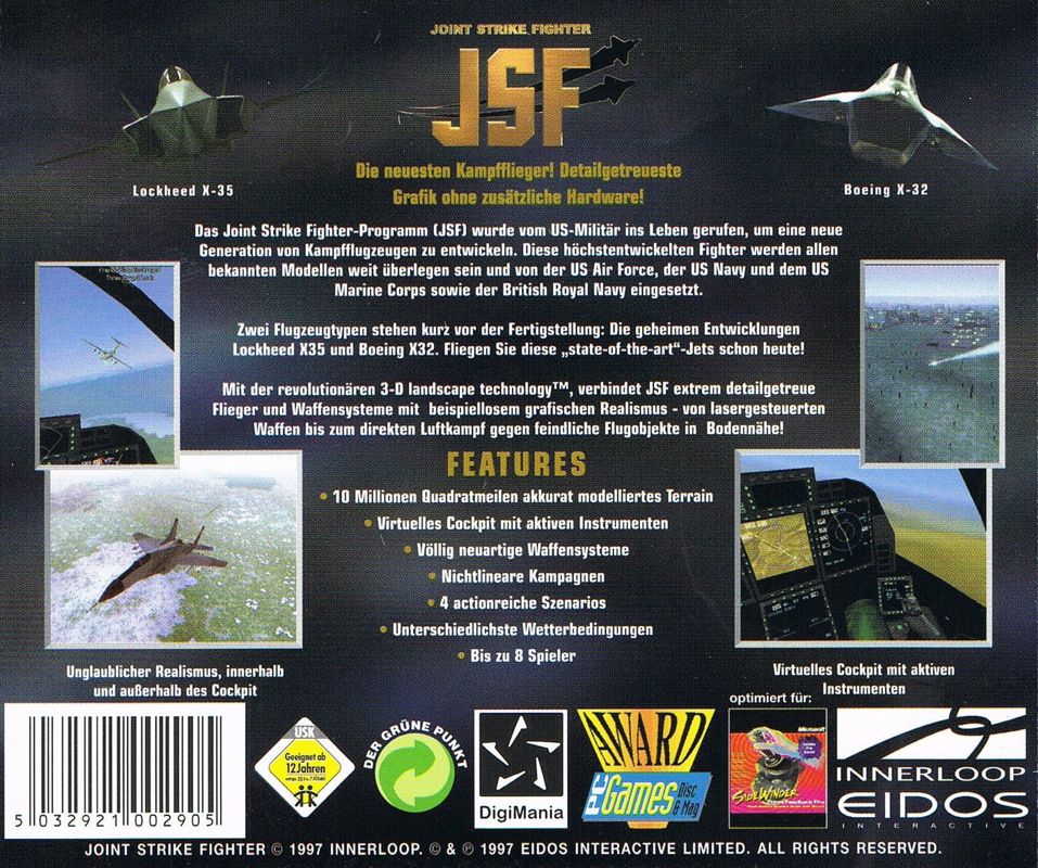 Other for JSF (Windows): Jewel Case - Back