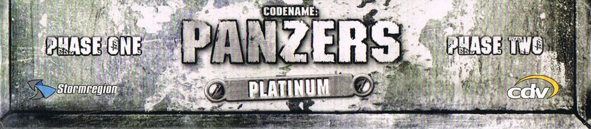 Spine/Sides for Codename: Panzers - Platinum: Phase One + Phase Two (Windows) (Alternate covers): Top