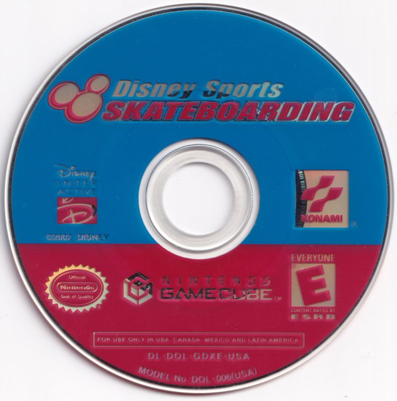 Disney Sports Skateboarding cover or packaging material MobyGames