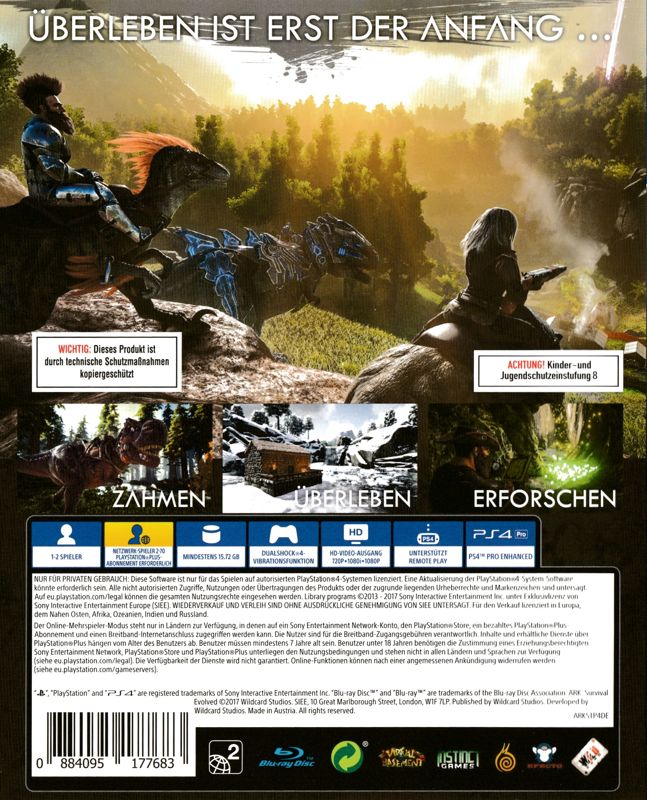 Ark: Survival Evolved Cover Or Packaging Material - Mobygames