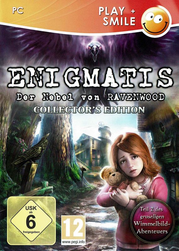 Front Cover for Enigmatis 2: The Mists of Ravenwood (Collector's Edition) (Windows) (play+smile release)