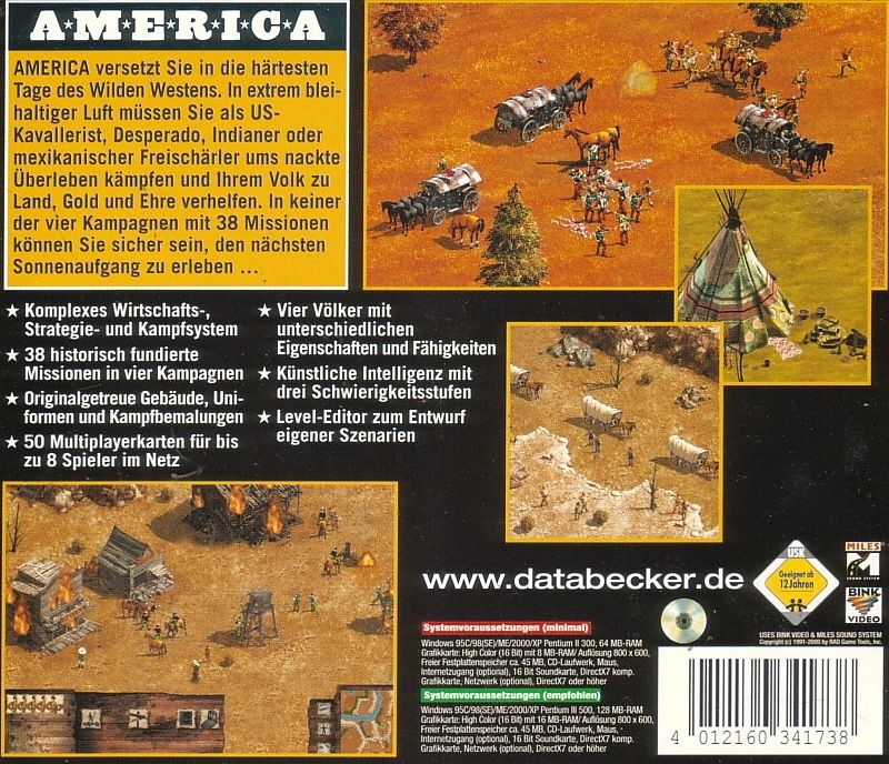 Back Cover for America Double Barrel Collection (Windows)