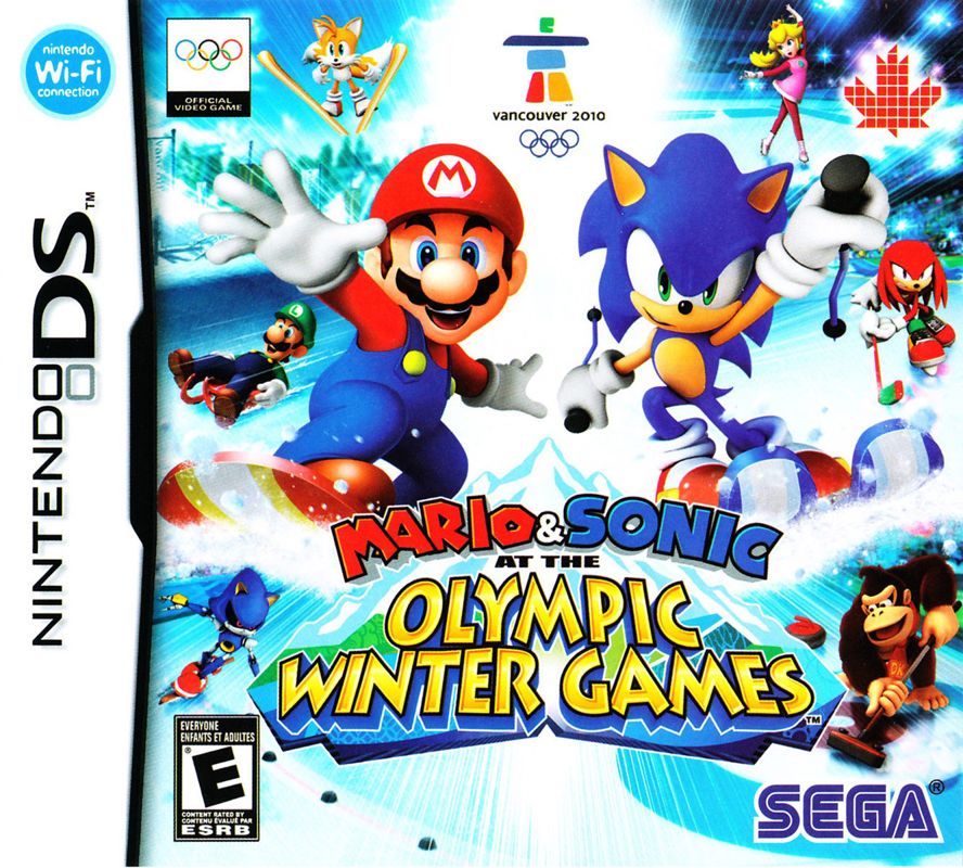 Front Cover for Mario & Sonic at the Olympic Winter Games (Nintendo DS)