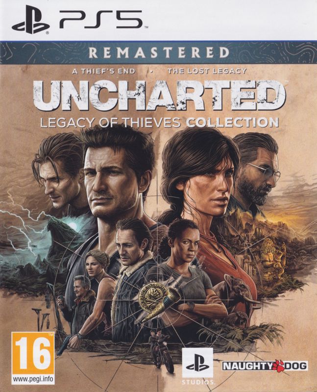 Front Cover for Uncharted: Digital Bundle (PlayStation 5)
