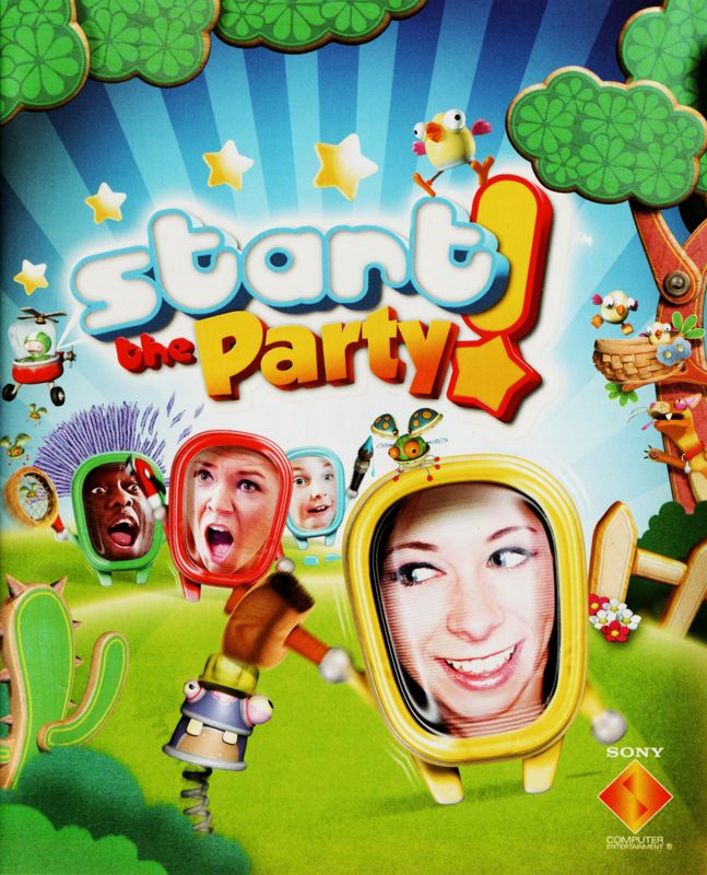 Manual for Start the Party! (PlayStation 3): Front