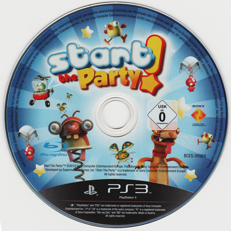 Media for Start the Party! (PlayStation 3)
