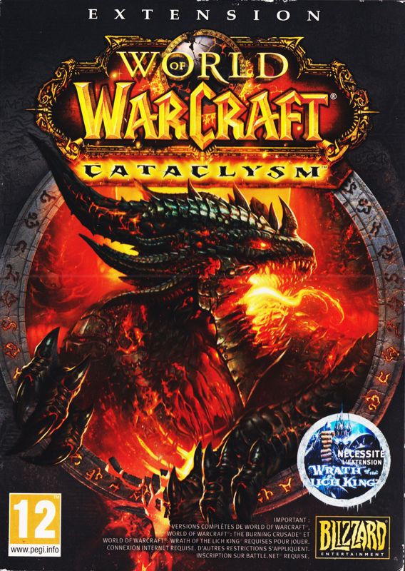 Front Cover for World of WarCraft: Cataclysm (Macintosh and Windows)