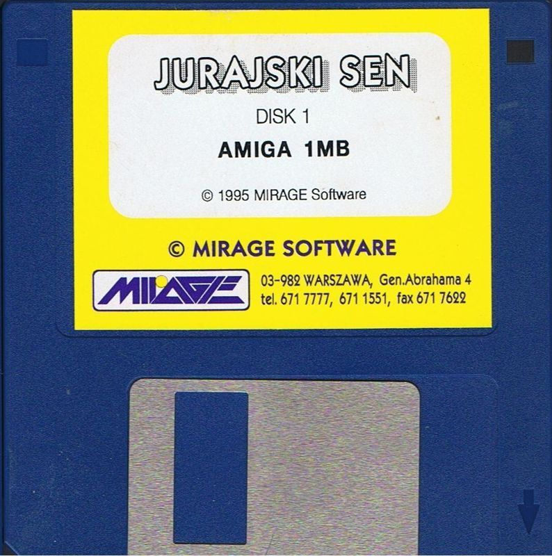 Media for Jurajski Sen (Amiga): Disk 1