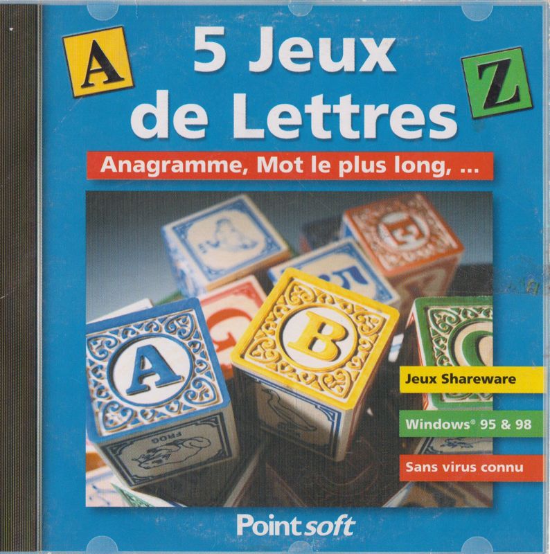 Front Cover for 5 Jeux de Lettres (Windows)