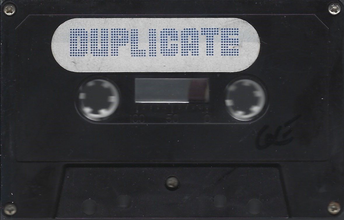 Media for Galactic Empire (Atari 8-bit) (Adventure International styrofoam folder): Back of media