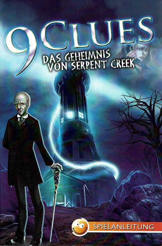Manual for 9 Clues: The Secret of Serpent Creek (Windows) (play+smile release): Front