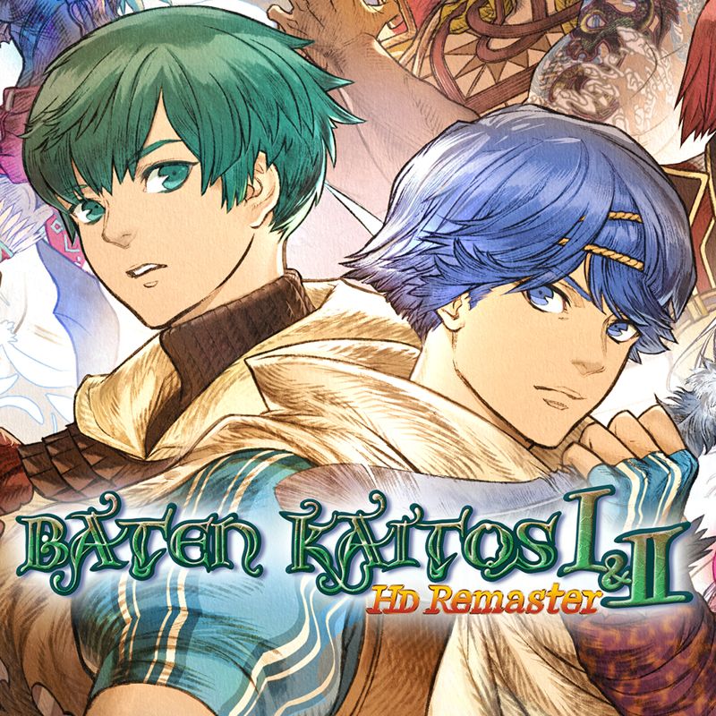 Front Cover for Baten Kaitos I & II HD Remaster (Nintendo Switch) (download release)