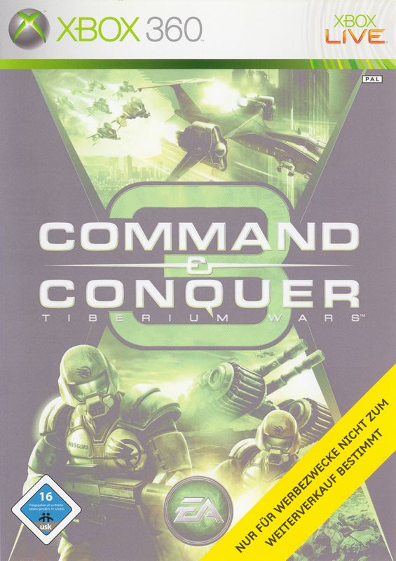 Front Cover for Command & Conquer 3: Tiberium Wars (Xbox 360)
