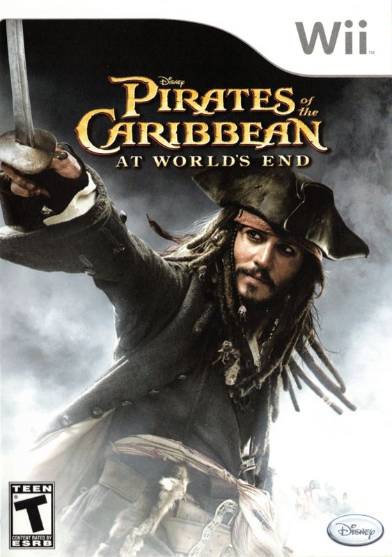 Front Cover for Disney Pirates of the Caribbean: At World's End (Wii)