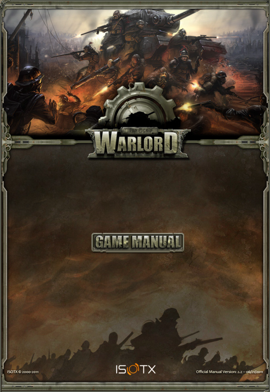 Manual for Iron Grip: Warlord (Windows) (Steam release): Front
