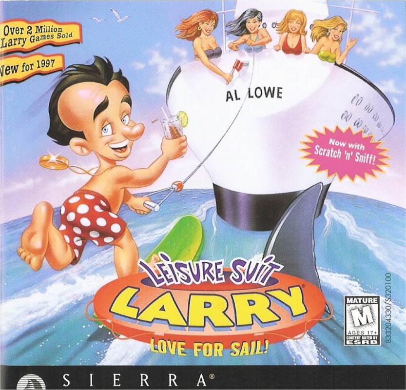 Manual for Leisure Suit Larry: Love for Sail! (Windows) (Steam release): Front