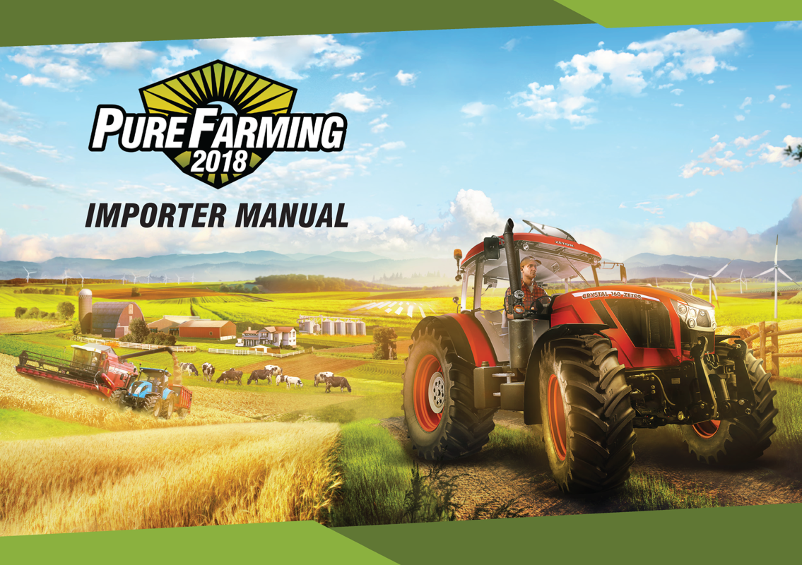Manual for Pure Farming 2018 (Windows) (Steam release)