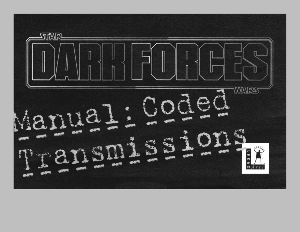 Manual for Star Wars: Dark Forces (Windows) (Steam release): Front