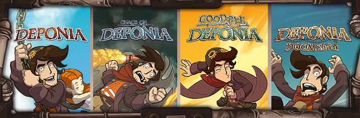 Front Cover for Deponia Collection (Linux and Macintosh and Windows) (Steam release)