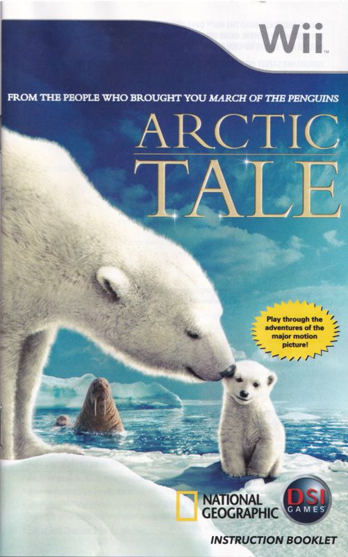Manual for Arctic Tale (Wii): Front