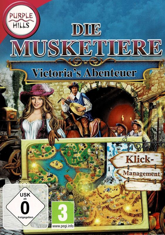 Front Cover for The Musketeers: Victoria's Quest (Windows) (Purple Hills release)