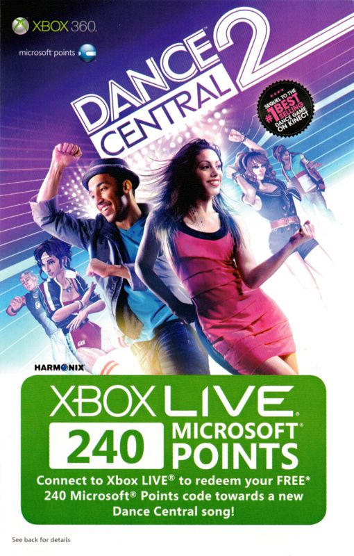 Dance Central 2 Cover Or Packaging Material - MobyGames