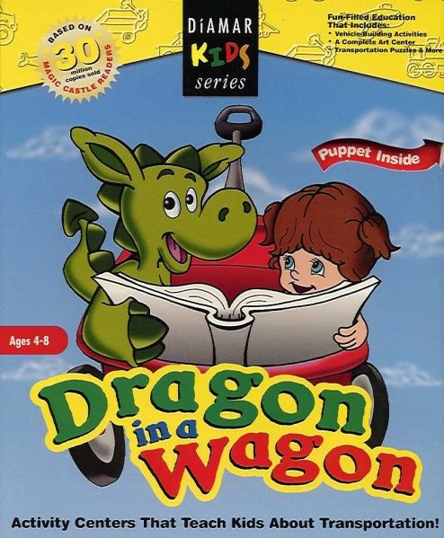 Front Cover for Dragon in a Wagon (Macintosh and Windows 3.x)