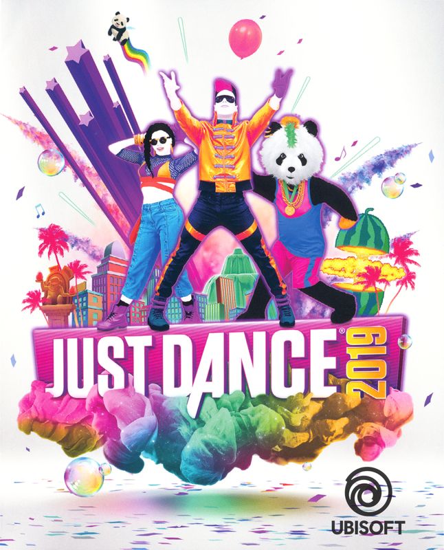 Manual for Just Dance 2019 (PlayStation 4): Front