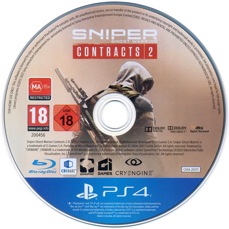 Media for Sniper: Ghost Warrior - Contracts 2 (PlayStation 4)