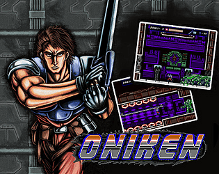 Front Cover for Oniken (Windows) (itch.io release)
