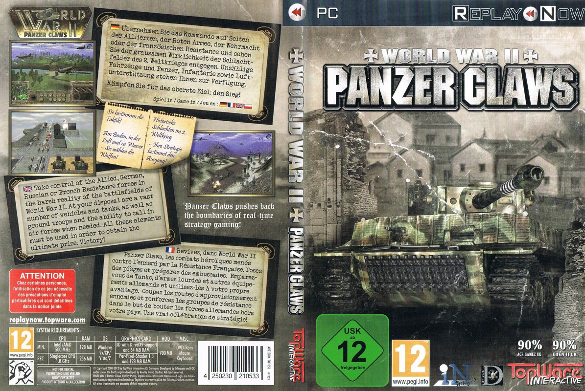 Full Cover for World War II: Panzer Claws (Windows)