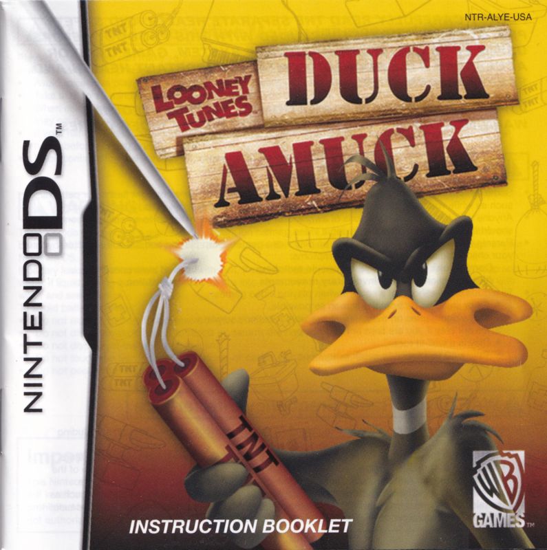 Manual for Looney Tunes: Duck Amuck (Nintendo DS): Front