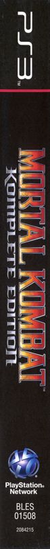 Spine/Sides for Mortal Kombat: Komplete Edition (PlayStation 3)