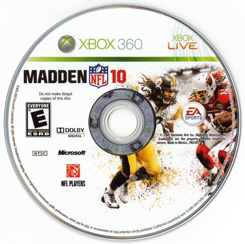 Madden NFL 09 cover or packaging material - MobyGames