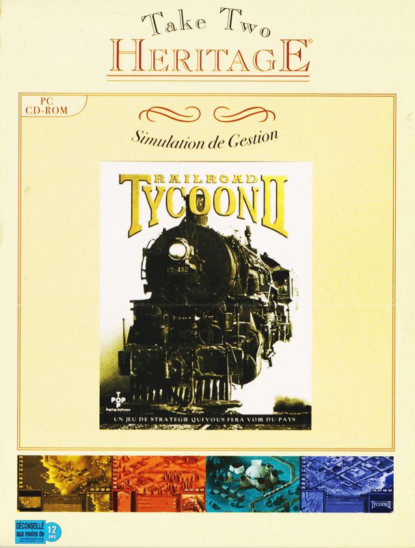 Front Cover for Railroad Tycoon II (Windows) (Heritage release (Take Two 2002))