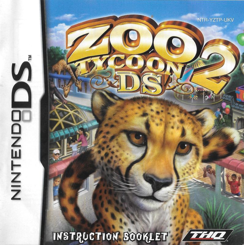 Manual for Zoo Tycoon 2 DS (Nintendo DS): Front